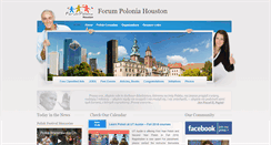 Desktop Screenshot of forum-polonia-houston.com
